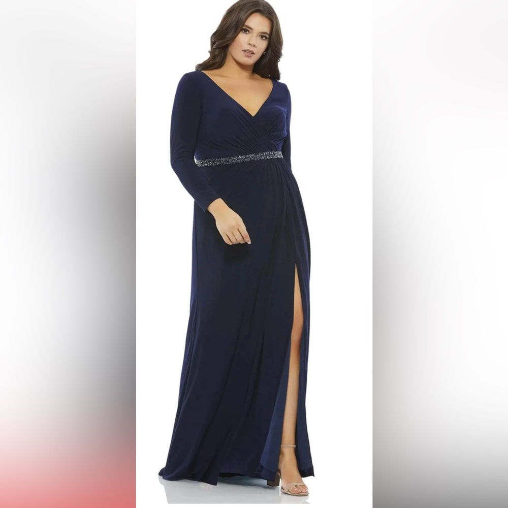 Mac Duggal 67899 - Long Sleeve Evening Dress NWT